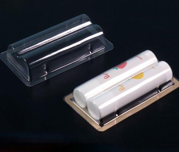 Dust-Proof Disposable PVC / PET Transparent Blister Heat Sealing Lipstick Tray Packaging