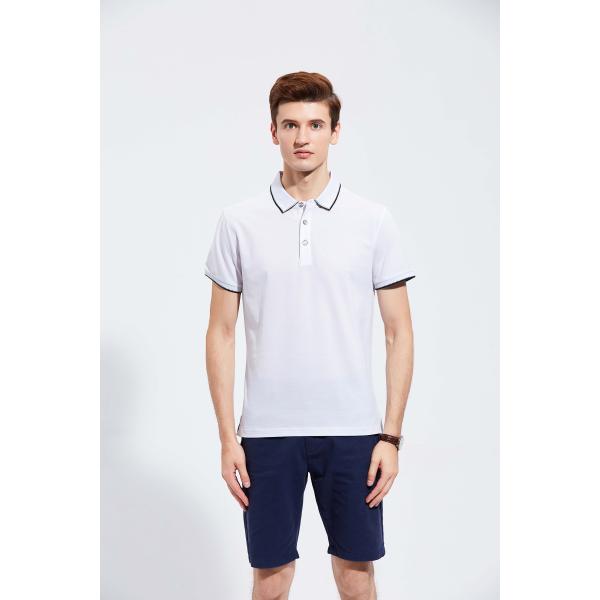 Size 5XL Cotton Fabric Polo Shirts SGS Flyita Casual Work Polo Shirt
