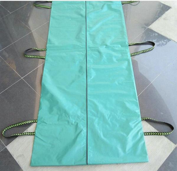 Heavy Duty PEVA Waterproof Dead Body Bag European Style With Center Zipper