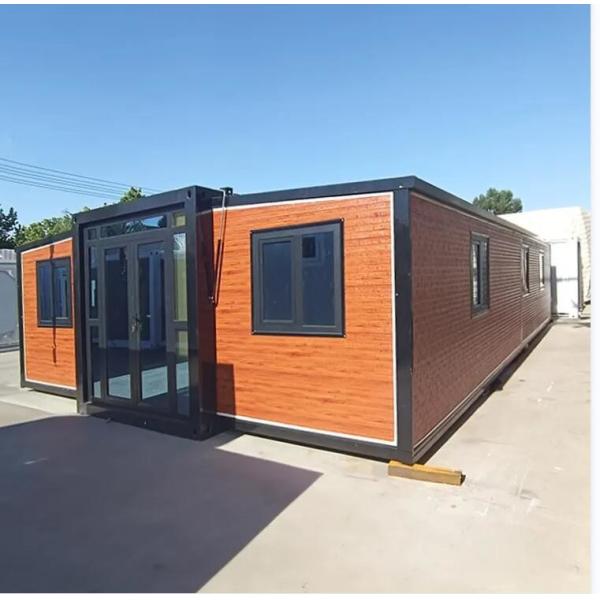 40ft Luxury Expandable Shipping Container House Steel Construction ISO9001 ISO45001 CE