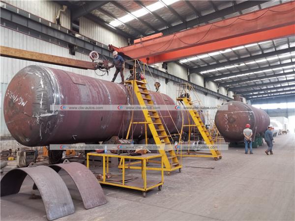 50cbm 25mt 25tons LPG Storage Tanks Gas Filling Plant Tank for Cooking Gas Cylinder Filling Station
