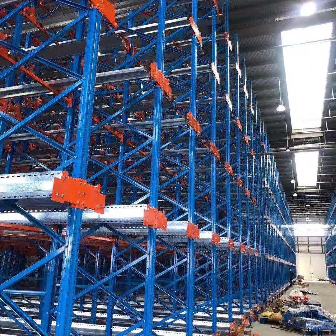 Cold Storage Radio Shuttle Rack Freezer Warehouse Pallet Racking System Subzero Temperature Stable Operation