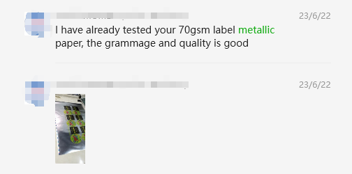 70gsm Label Metallic Paper For Beer Bottle Label Silver One Side Nonabsorbent Packaging Materials Металлическая бумага для пивных бутылок серебряная односторонняя упаковка