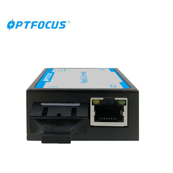 Single Mode Gigabit Media Converter 2.5W Power Consumption With 1 Years Warranty