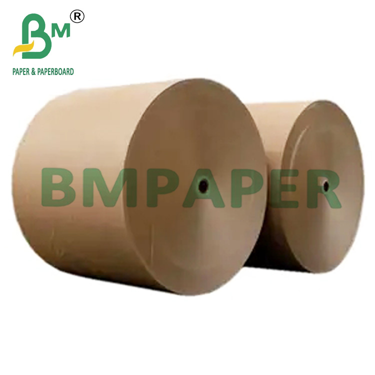 Brown Roll Packing High Strenth Extensible Paper For Chemical Bag 50-120gsm Карусель коричневая упаковка высокопрочная расширяемая бумага для химических пакетов 50-120 г