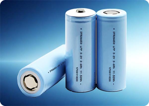 26650 LiFePo4 Battery 3.2V 3600mAh 10.8A Rechargeable 2000+ Cycles