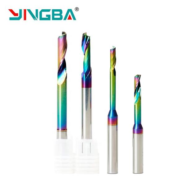 CNC Cutting Aluminum Milling Cutter Nano Coating Woodworking  Tungsten Carbide Bits