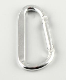 D Shaped Colors Not For Clibmbing Half Flat Aluminum Carabiner, Carabiner Key Chain