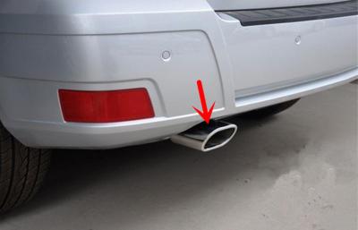 Pièces détachées automobiles en acier inoxydable Couverture de tuyau d'échappement pour Benz GLK 2008 2012