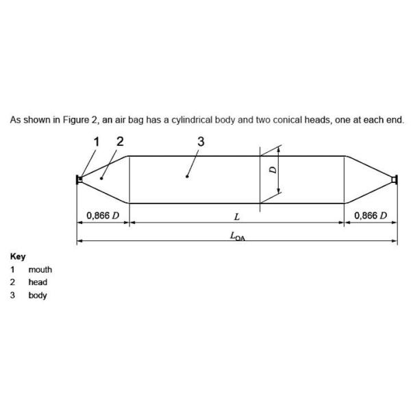 Marine Boat Landing Ship Launching Airbag Wear Resistant