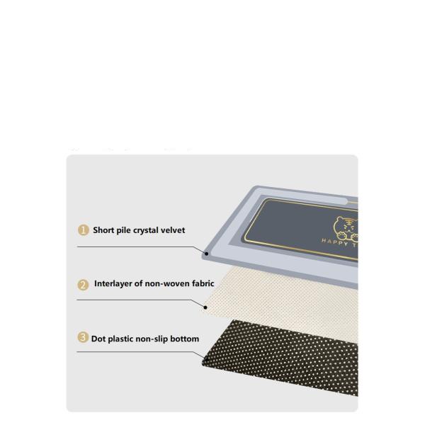 La cocina lavable del aceite anti anti del resbalón alfombra el corredor anti 40*60 de la cocina del cansancio