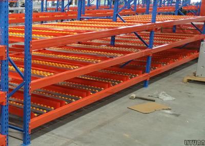 FIFO Carton Flow Rack Corrosion Protection First - In First - Out Garage Shelves