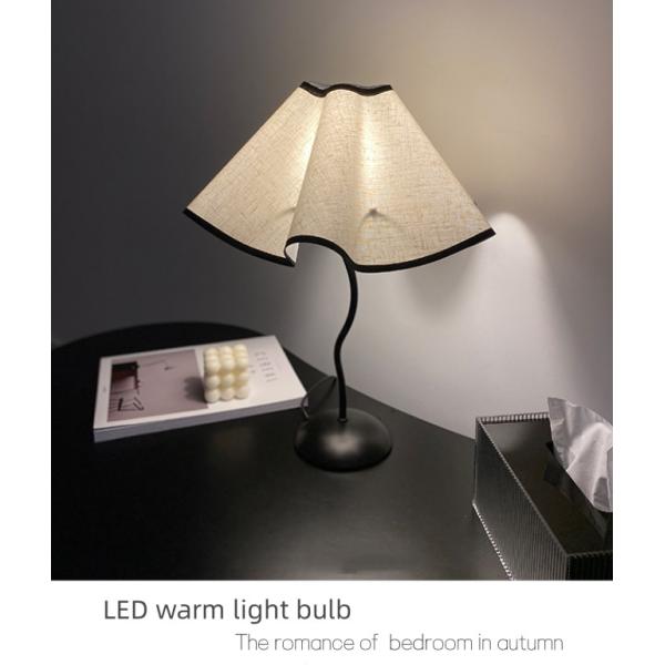 Современная светодиодная пристежная лампа стеклянный зонтик Тип S-Bar Металлическая спальня гостиничная настольная лампа