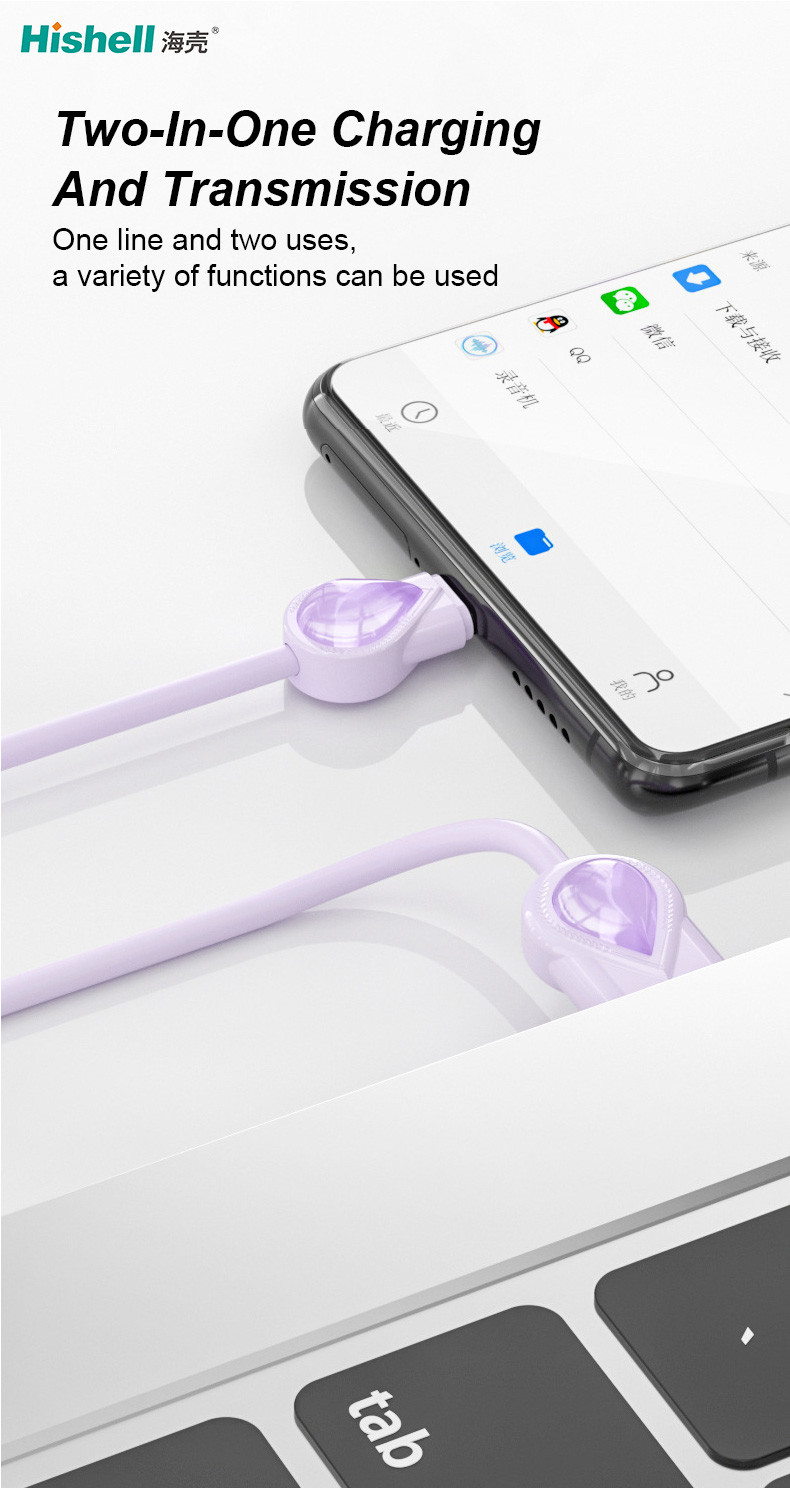Ultraportable Antiwear быстрый поручая кабель данных, провода цвета USB антифриза микро-