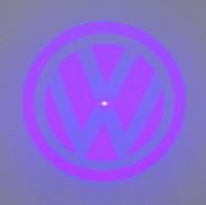 29.9° Volkswagen Car LOGO DOE Laser Module Auto Show Store Advertising Projection