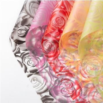 Waterproof OPP 56*56cm Flower Wrapping Paper for Korean Bouquets by Rose Beauty
