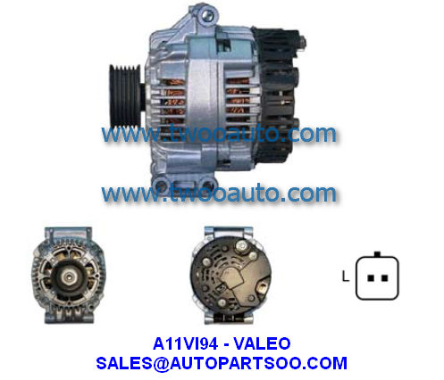 437393 439430 A11VI94 - VALEO Alternator 12V 75A Alternadores