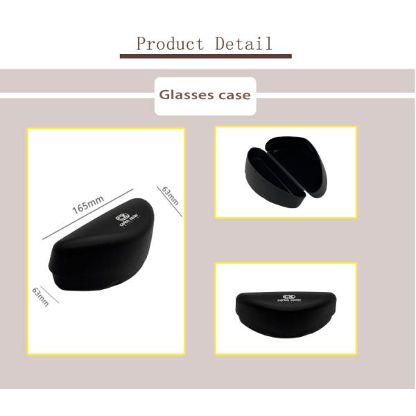 Black Sunglasses Case Bag Custom Logo Cheap Plastic Eyewear Box