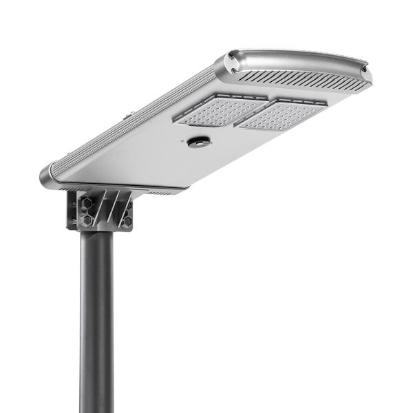 LifePO4 Battery 12.8V All In One Solar LED Street Light System With Remote Control