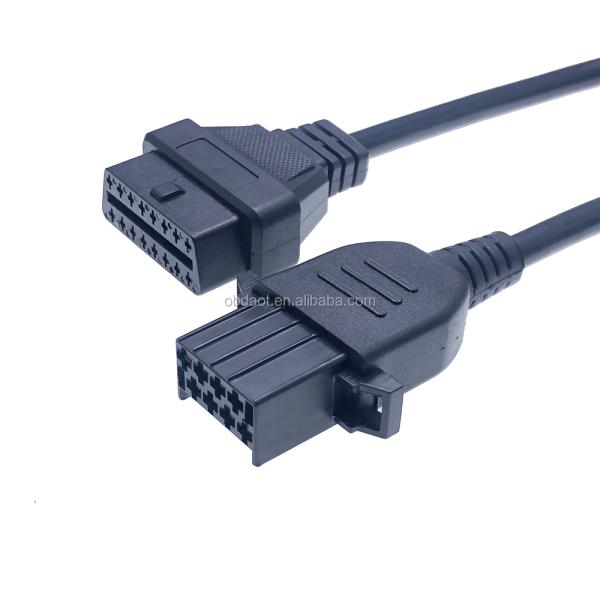 12V Charging Fits Volvo Truck 8 pin -16pin OBD OBD2 CAN BUS Diagnostic Connector Adapter Cable for Accurate Diagnosis