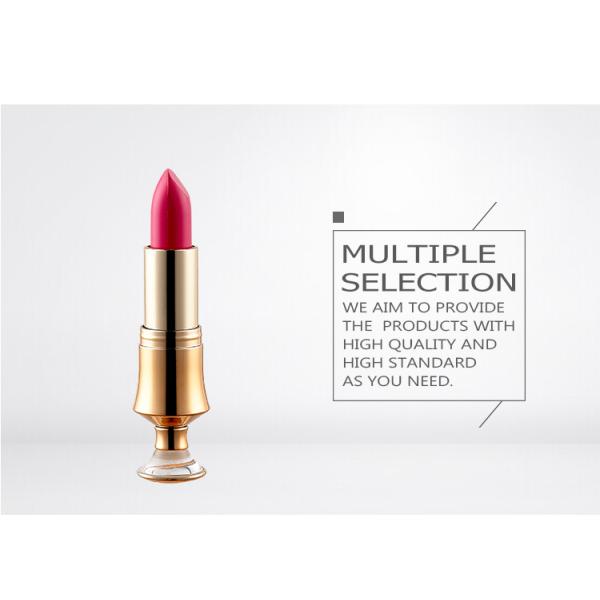 Protetor plástico redondo do bordo que empacota os tubos claros SM001 do batom do ouro