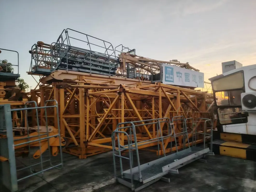 Extraordinary Lifting Zoomlion 6012 Tower Crane for Ports and Logistics