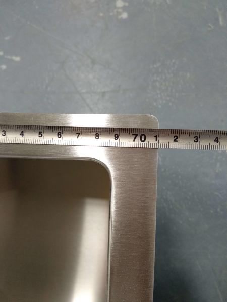 32 Inch Undermount / Under Counter Stainless Steel Basin Sink For Restaurant
