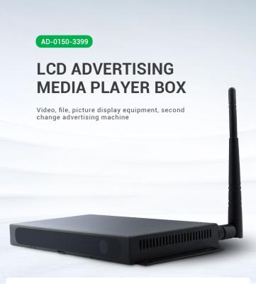 Jogador da propaganda comercial da caixa de RK3399 Android 10,1 HD Media Player