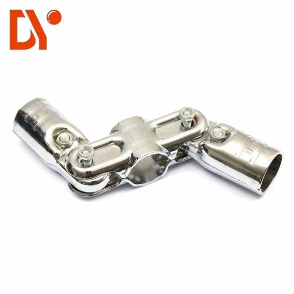 HJ-12 Galvanized Adjustable Angle Metal Pipe Joint in for PE Coated Pipe Rack System of 28OD Pipe