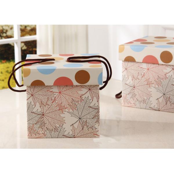 Утяжелите подарочную коробку 300г большую Крафт, коробки закуски упаковывая с ручкой веревочки