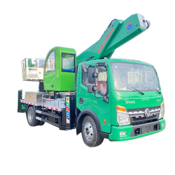 China Manufactory Sells Small 4x2 Aerial Platform Truck 30m With Double Hydraulic Cylinder and Legs