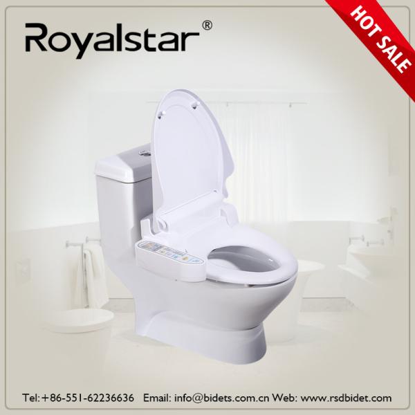 Healthcare Smart Bidet Toilet Seat , Water Toilet Bidet Round / Elongated Size