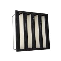 Filtre à air à flux laminaire à charbon actif H13 H14 HEPA mini plissé pour salle blanche