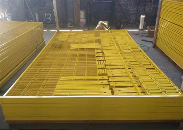 Portable welded canada temporary fencing removable stainless steel material