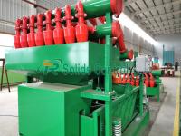 peso do líquido de limpeza 1250kg da lama do poço do equipamento da limpeza da lama da capacidade 240m3/H