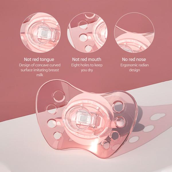 PP Newborn Toddlers Fruit Feeder Teether Tritan Newborn Bibs Dummies With Circle Nail Clip