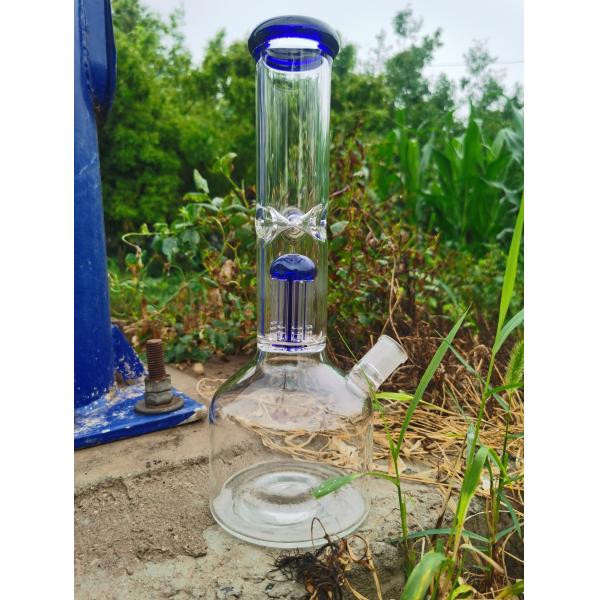 10 Inch Glass Bongs Beaker Bong 4mm Glass Wall Super Heavy Water Pipes