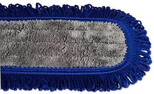 24 Professional Microfiber Mop , Grey Microfiber Dry Mop Eco - Friendly
