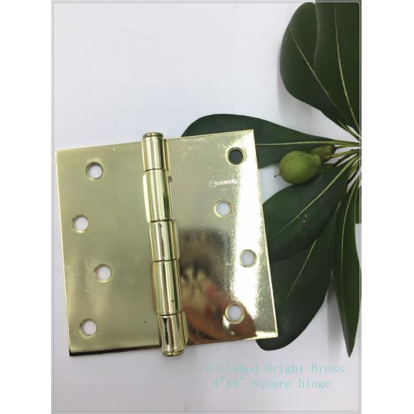 4" a poli le type carré résistant lumineux de charnières de porte d'oscillation