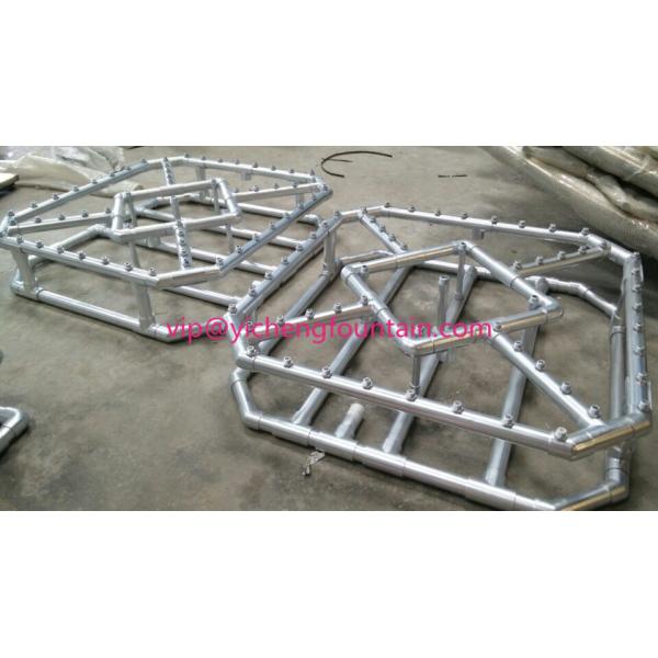 Custom Water Fountain Equipment Fully Stainless Steel Water Fountain Pipe Frames