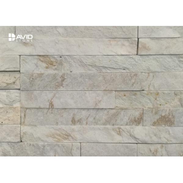 White Marble Cultured Stone Veneer Panels For Interior And Exterior Decor