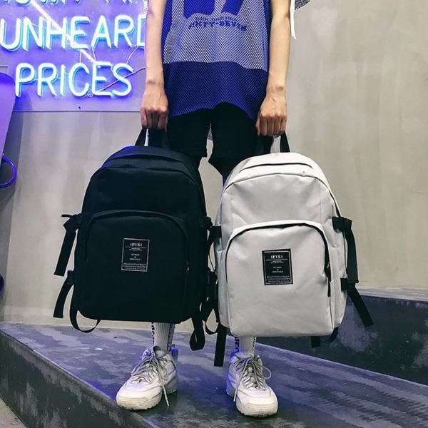 Backpacks men and women Korean version of the latest fashion backpack capacity college wind backpack travel bags