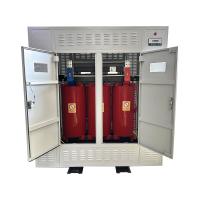 800KVA Transformateur à trois phases de type sec en résine coulée Pas en bas 3300V à 400Y/220