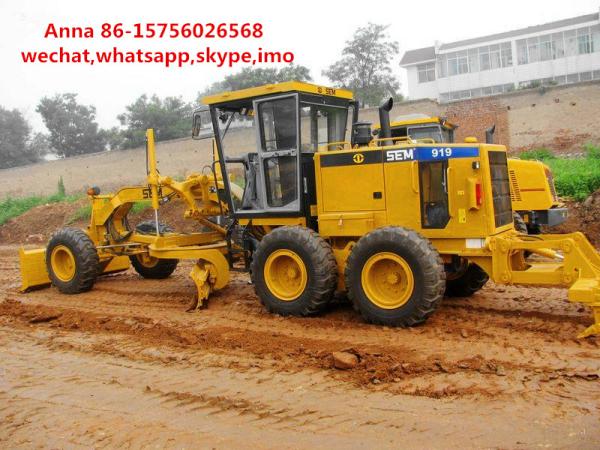 SEM919 190HP Used Motor Graders , Self Propelled Articulated Motor Grader