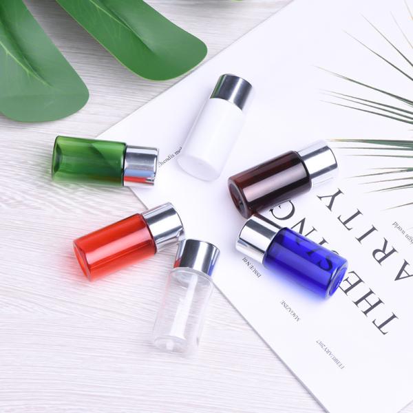 Портативные пластиковые бутылки лосьона, Мулти цвета опорожняют крышку алюминия бутылок пластмассы