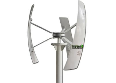 Turbina eólica vertical de baixo nível de ruído da linha central 500W, gerador de turbina eólica do telhado