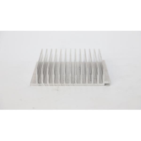 Silver Anodized Aluminium Extrusion Profiles for Customized Size Radiator Sheet Aluminum