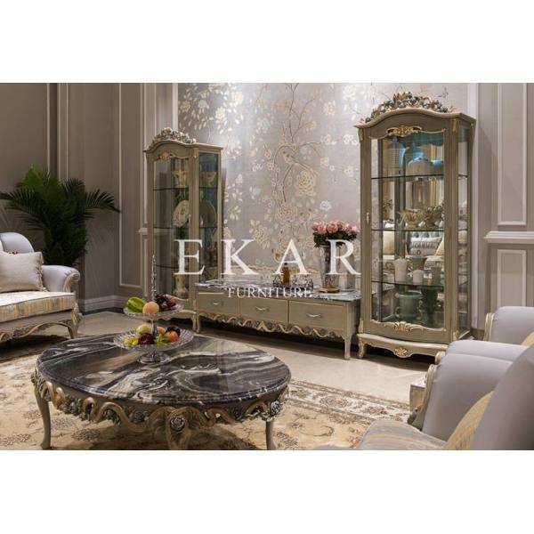 Home Furniture Western-Style Modern Tv Stand Modern Recycle Wood Tv Stand