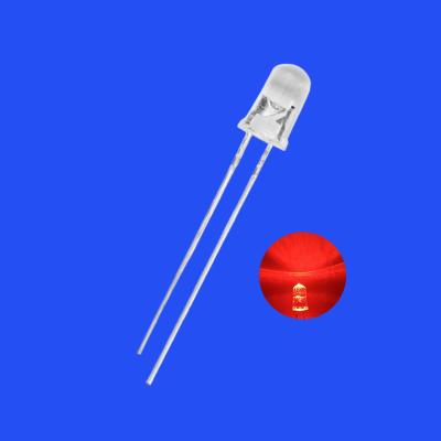 5mm 1.5Hz 12V 1/6 Ciclo de Função Vermelho Cor 620nm 1200mcd Cabeça Redonda Resistente LED interativo integrado