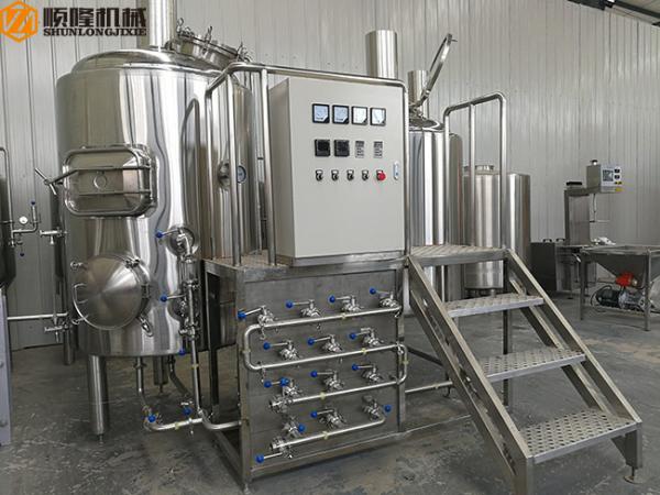500L Micro Beer Brewing Equipment , SS 316 Manual Control Beer Making Equipment